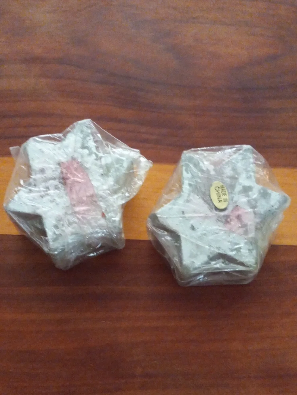Blue Dreidel And Silver Star Of David Shaped Candles